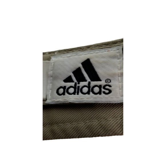 Adidas Visor~Khaki w/Black Logo~Size Adjustable~Unisex~Previously Worn - Picture 5 of 7